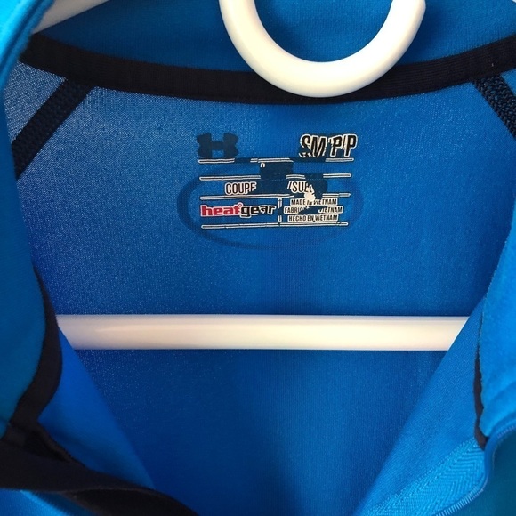 Under Armour men’s blue and black 1/4 zip  pullover size small - Picture 6 of 8